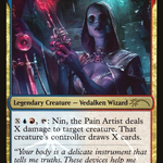 Nin, the Pain Artist (JDG-003) - Judge Gift Cards 2018 Foil