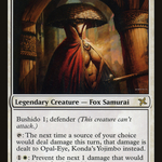 Opal-Eye, Konda's Yojimbo (BOK-017) - Betrayers of Kamigawa