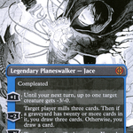 Jace, the Perfected Mind (ONE-336) - Phyrexia: All Will Be One: (Showcase) (Borderless)
