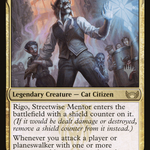 Rigo, Streetwise Mentor (PPSNC-215P) - Streets of New Capenna Promos