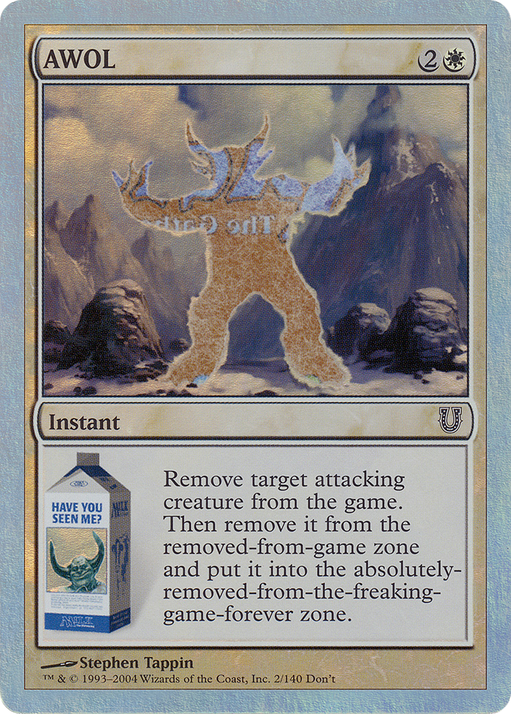 AWOL (UNH-002) - Unhinged Foil
