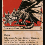 Ancient Copper Dragon (CLB-396) - Commander Legends: Battle for Baldur's Gate: (Showcase)