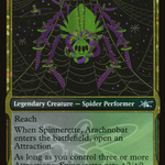 Spinnerette, Arachnobat (UNF-522) - Unfinity: (Showcase) Foil
