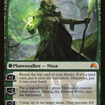 Nissa, Vastwood Seer // Nissa, Sage Animist (LIST-ORI-189) - The List: (originpwdfc)
