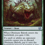 Obstinate Baloth (BRO-187) - The Brothers' War