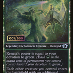 Renata, Called to the Hunt (MUL-158Z) - Multiverse Legends: (Showcase, enchantment) Foil