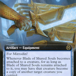 Blade of Shared Souls (ONE-378) - Phyrexia: All Will Be One: (Extended Art)