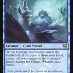 Cyclone Summoner (MEDIA-52★) - Kaldheim Promos Foil