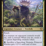 Nemata, Primeval Warden (PPDMU-209P) - Dominaria United Promos