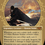 Aragorn, the Uniter (LTR-317) - The Lord of the Rings: Tales of Middle-earth: (Showcase) (Borderless)