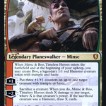 Minsc & Boo, Timeless Heroes (PRE-285S) - Battle for Baldur's Gate Promos Foil