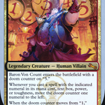 Baron Von Count (LIST-127/216) - The List (Unfinity Foil Edition) Foil