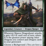 Skanos Dragonheart (CLB-255) - Commander Legends: Battle for Baldur's Gate