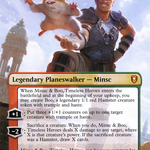 Minsc & Boo, Timeless Heroes (CLB-363) - Commander Legends: Battle for Baldur's Gate (Borderless)