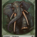 Elephant (DDD-0T3) - Duel Decks: Garruk vs. Liliana Tokens