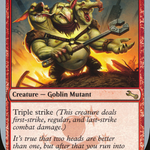 Three-Headed Goblin (UST-099) - Unstable
