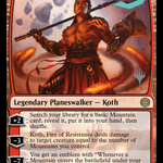 Koth, Fire of Resistance (PPONE-138) - Phyrexia: All Will Be One Promos