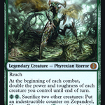 Zopandrel, Hunger Dominus (PRE-195S) - Phyrexia: All Will Be One Promos Foil