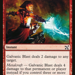 Galvanic Blast (DDU-045) - Duel Decks: Elves vs. Inventors