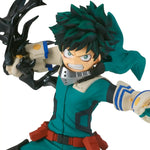 My Hero Academia Izuku Midoriya Vol. 2 statue by THE MIGHTY HOBBY SHOP featuring a detailed figure of the hero in action pose.