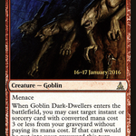 Goblin Dark-Dwellers (PRE-110S) - Oath of the Gatewatch Promos Foil