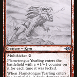 Flametongue Yearling (MH2-350) - Modern Horizons 2: (Showcase)
