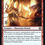 Vindictive Flamestoker (PRE-154S) - Phyrexia: All Will Be One Promos Foil