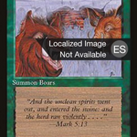 Durkwood Boars (4BB-) - Fourth Edition Foreign Black Border