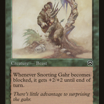 Snorting Gahr (MMQ-272) - Mercadian Masques