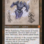 Sundering Titan (BRR-120) - The Brothers' War Retro Artifacts