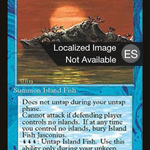 Island Fish Jasconius (4BB-) - Fourth Edition Foreign Black Border