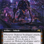 Mukotai Soulripper (NEO-458) - Kamigawa: Neon Dynasty: (Extended Art)