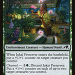 Jukai Preserver (NEO-195) - Kamigawa: Neon Dynasty: (enchantment)