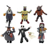 Nightmare Before Christmas Minimates commemorative gift set featuring Jack Skellington and Sally from THE MIGHTY HOBBY SHOP, SDCC 2021 exclusive.
