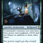 Raised by Giants (PRE-250S) - Battle for Baldur's Gate Promos Foil