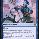 Haughty Djinn (PPDMU-52P) - Dominaria United Promos