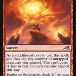 Explosive Singularity (NEO-140) - Kamigawa: Neon Dynasty