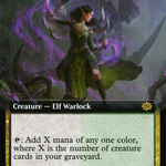 Deathbloom Ritualist (BRO-353) - The Brothers' War: (Extended Art)