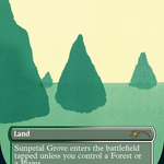 Sunpetal Grove (SLD-460) - Secret Lair Drop (Borderless)