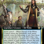 Elrond of the White Council (LTC-134) - Tales of Middle-earth Commander: (Extended Art)