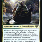 Aragorn, Company Leader (PRE-191) - Tales of Middle-earth Promos Foil