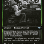 Infestation Expert // Infested Werewolf (DBL-473) - Innistrad: Double Feature: (Double Faced Transform)