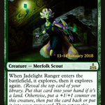 Jadelight Ranger (PRE-136S) - Rivals of Ixalan Promos Foil
