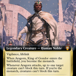 Aragorn, King of Gondor (LTC-085) - Tales of Middle-earth Commander: (Extended Art)