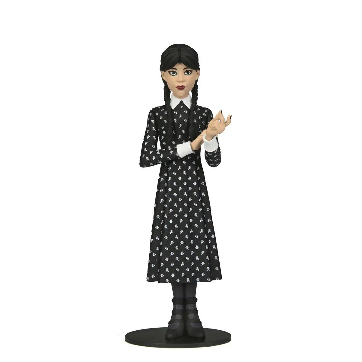 Wednesday Toony Terrors Series 1 6-inch action figure in pose 2, featuring cartoon-style design from THE MIGHTY HOBBY SHOP