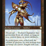 Etched Champion (Retro Frame) (BRC-140) - The Brothers' War Commander