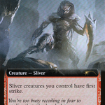 Striking Sliver (SLD-644) - Secret Lair Drop: (Extended Art) Foil
