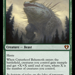 Craterhoof Behemoth (CMM-280) - Commander Masters