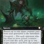 Geth's Summons (ONC-049) - Phyrexia: All Will Be One Commander: (Extended Art)