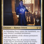 Scheming Fence (PPSNC-219P) - Streets of New Capenna Promos